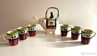 Čajový servis 50.-60. léta keramika - 1