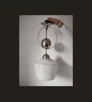 Prodám RETRO starožitný krásný skleněný lustr z 50 let