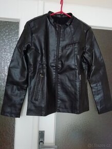 Luxusní pánská kožená bunda Biker Wheel
