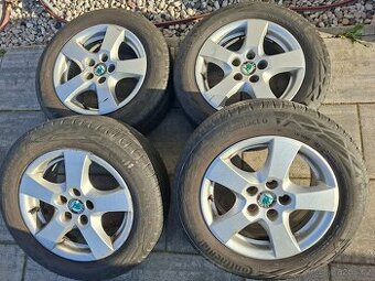 ALU disky 14'' + letní pneu Continental EcoContact 6 (185/