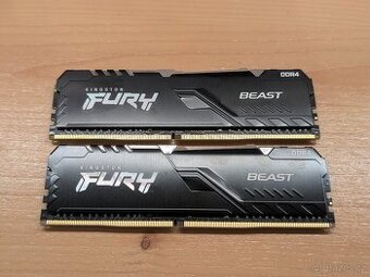 RAM Kingston Fury RGB DDR4 16 GB (2×8 GB) 3600 MHz CL17