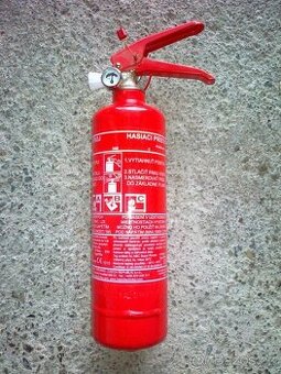 Práškový hasicí přístroj do auta 1 kg P1 ČE - BEZ REVIZE