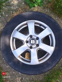 Alu kola 5x112 R16 (6.5J ET45) + pneu 215/60 R16