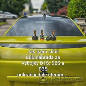 LED žárovky do xenonu D1S, D2S, D3S