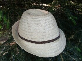 Retro slaměný klobouk - NENOŠENÝ - 1