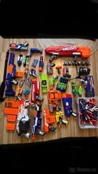Nerf zbrane, naboje, doplnky