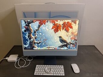 Apple iMac 24" 2021 M1 4,5K / 256GB / 8GB Blue - DPH - 1