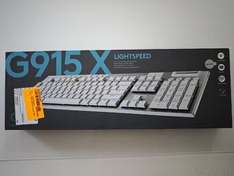 Logitech G915 X LIGHTSPEED, bílá US layout