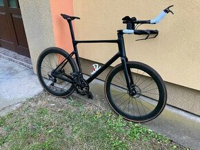 TT Časovka triatlon disk karbon Wattmetr 2x11 speed - 1