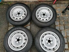Plech disky 5x114,3 vč. pneu - 1