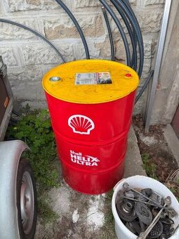 plechový sud 200l Shell