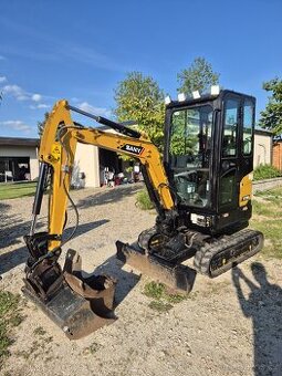 minibagr Sany SY18C r.v. 2021 . 630 mth.
