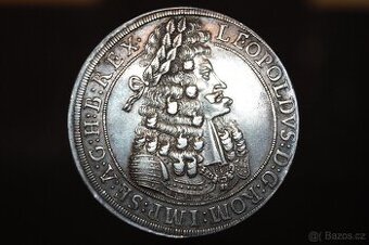 Stříbrný Tolar 1701 Hall - Leopold I. - 1
