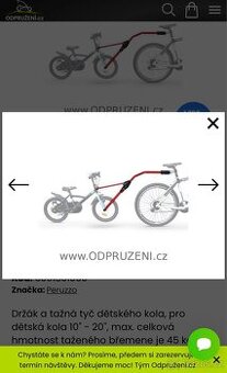 Tažná tyč za kolo Peruzzo Trail Angel červená