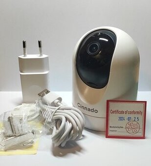 Wi-Fi kamera Cinnado s nočním viděním (dostupných více kusů)