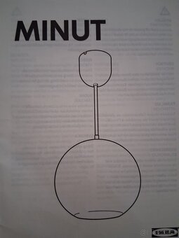 Stínítko k lustru IKEA Minut.