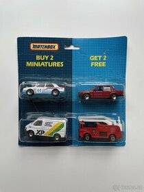 Škoda 130 LR matchbox + 3 vozy