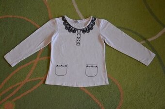 Triko / tričko s dlouhým rukávem potisk - vel. 110