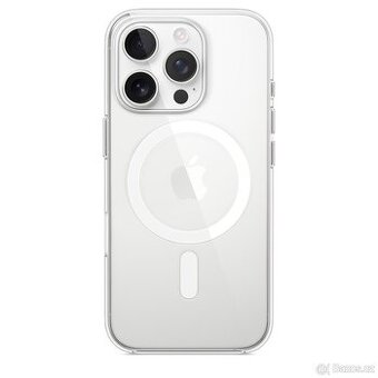 Original Apple průhledný kryt s MagSafe na iPhone 16 Pro
