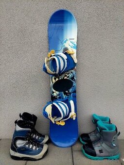 Dětský snowboard YUKON, 105 cm + boty
