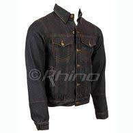 pánská kevlarová denim moto bunda Rhino Leather