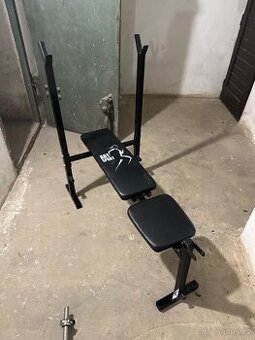 Prodám lavici a činky