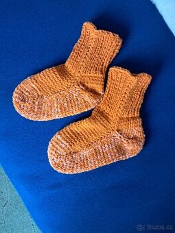 Ručně pletené ponožky