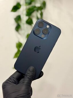 iPhone 15 Pro 128GB modrý (eSim) - 100% baterie