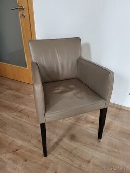 Béžová židle / křesílko - 2ks