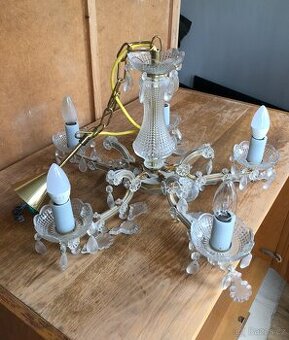 Křišťálový lustr - 5 ramen