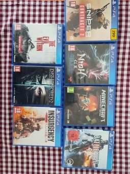 Prodávám hry na PS4