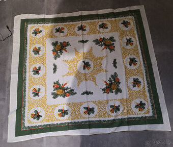 Staré vianočné obrusy 12ks