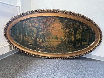 Různé obrazy - olej na překližce, olej na plátně, tisk