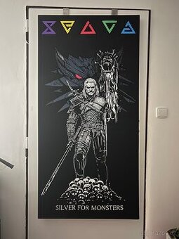 Obraz-Geralt of Rivia (Zaklínač) 140x70