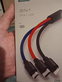 Kabel tri v jednom na různé tell.novy