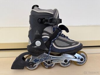 Prodám dětské kolečkové brusle INLINE, vel. 36