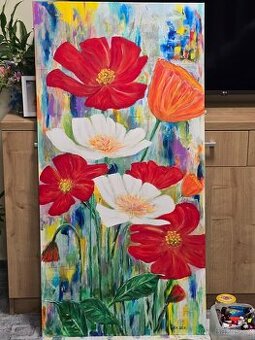 Obraz akryl malovany