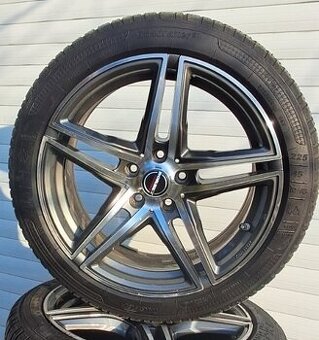 Sada ALU disky BORBET + pneu KLEBER