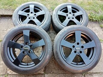 Obutá Alu kola 16ky 5x112 ŠKODA AUDI VW MERCEDES SEAT BMW