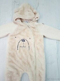 Nádherná plyšová kombinéza,overal, vel 80 12m.