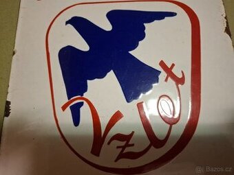 Smaltovaná cedule prvorepubliková