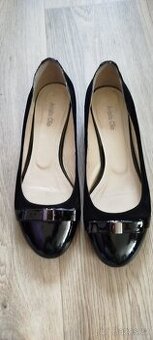 Baleriny velikost 39 kožené semiš