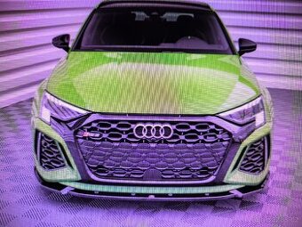 Audi RS3 8Y Maxton difuzor a přední spojler