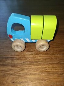 Goki dřevěné autíčko náklaďák - 1