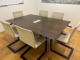 Kancelářský set stůl a 6 židlí - 1