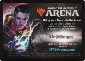 Magic The Gathering Code na Ral deck