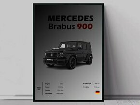 Obraz Mercedes Brabus 900