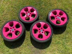 Růžové ALU disky - 1