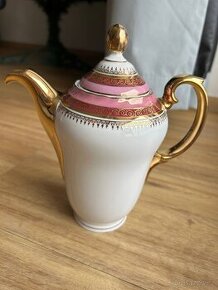 Konvice, porcelán, Thun, bílá, zdobená - 1
