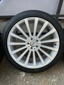 Al disky Borbet 5x112 R20 / letní pneu Dunlop 235/45 R20 TOP